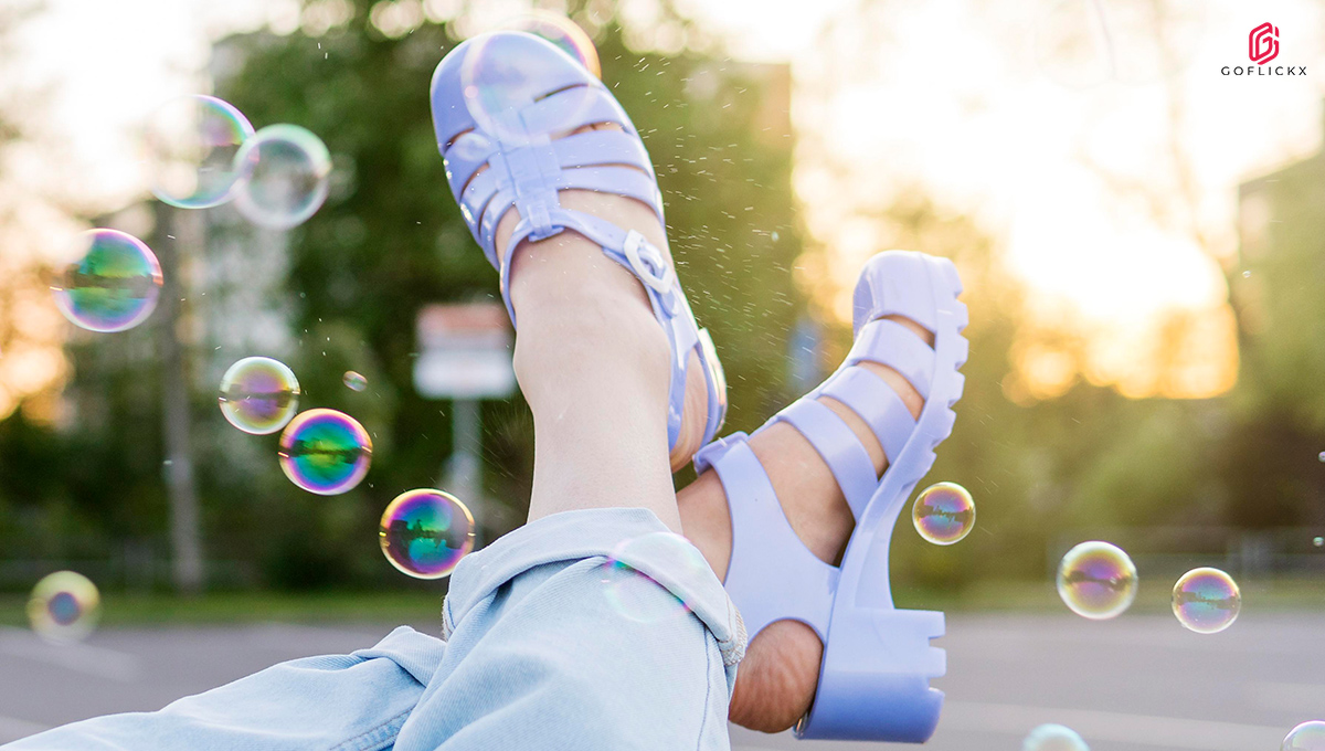 jelly sandals